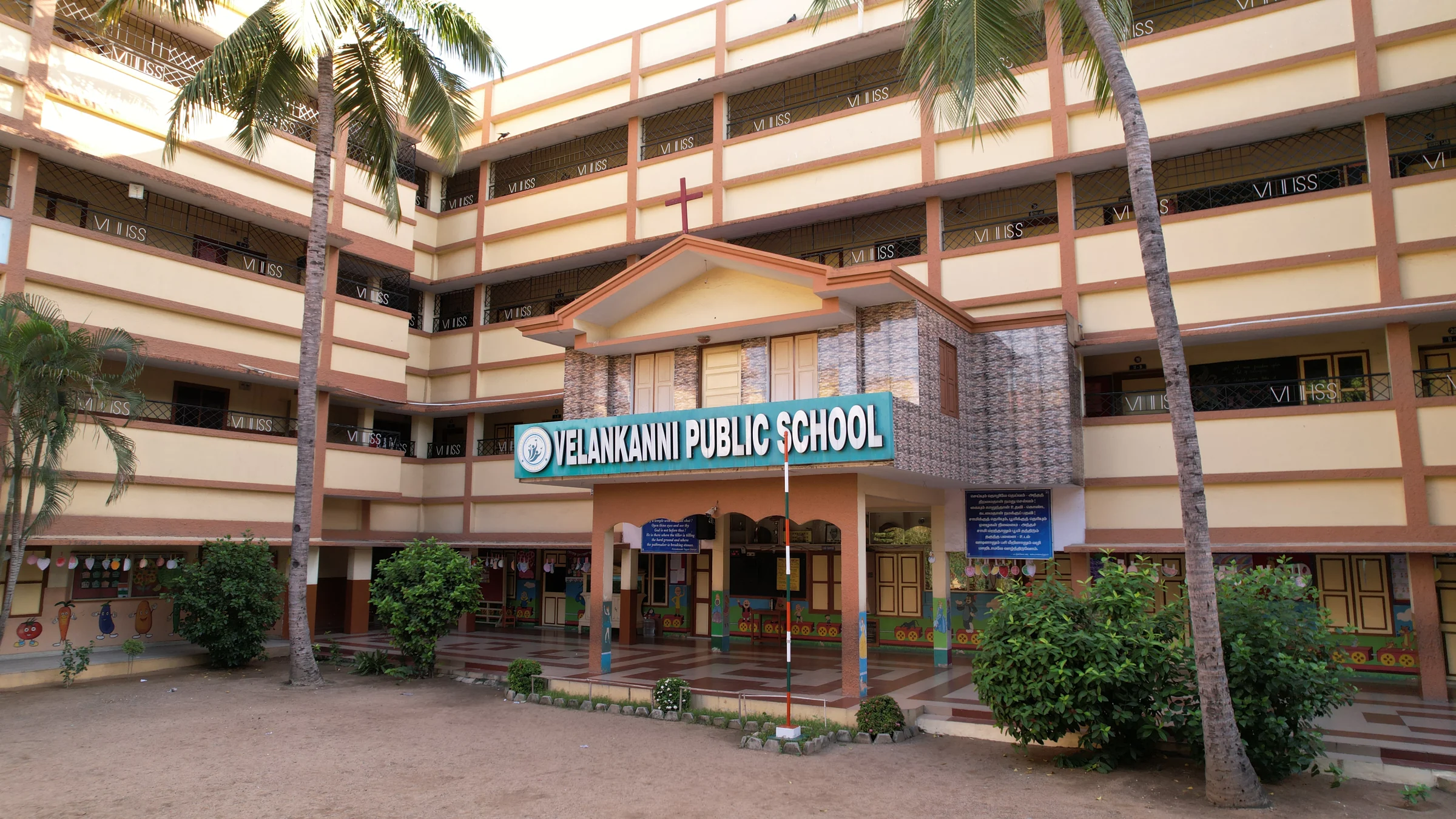 Velankanni Public School campus